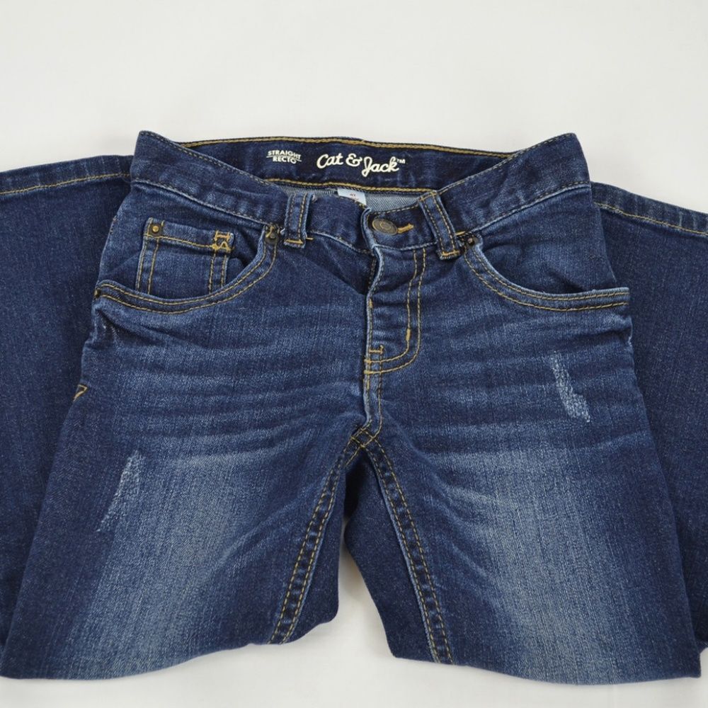 Cat & Jack Toddler Boys' Straight Cut Denim Jeans